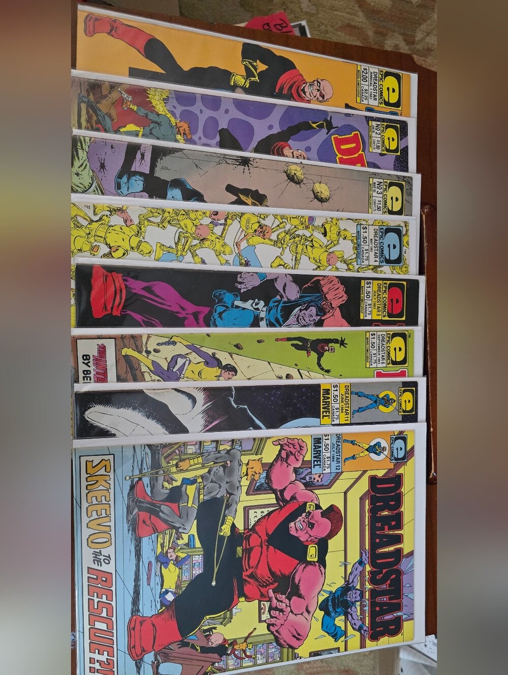 Dreadstar Epic Comics Collection Jim Starlin Qty 8  VF-NM